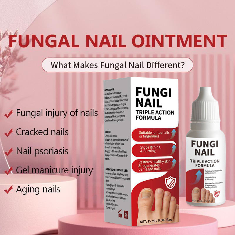 Triple Action Fungi Nail Treatment ✨ — Fast Relief & Nail Repair