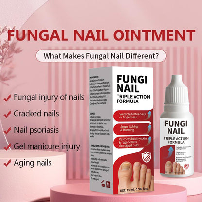Triple Action Fungi Nail Treatment ✨ — Fast Relief & Nail Repair