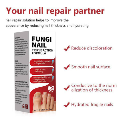 Triple Action Fungi Nail Treatment ✨ — Fast Relief & Nail Repair