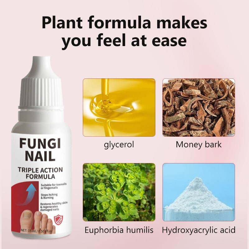 Triple Action Fungi Nail Treatment ✨ — Fast Relief & Nail Repair