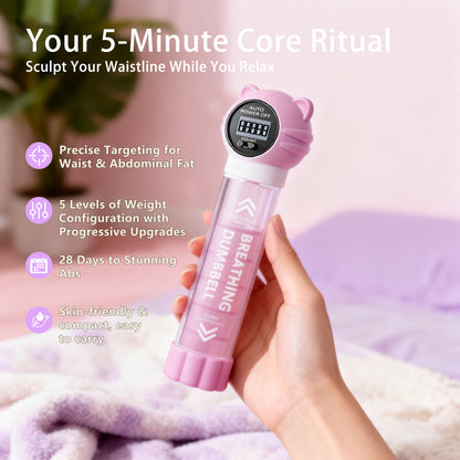 Breathing Dumbbell - Lung Capacity Training Device for Respiratory Fitness