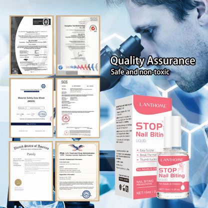 Bitter Nail Water - Safe Non-Toxic Formula to Stop Nail Biting